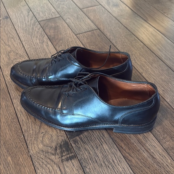 Men's Black Leather Dress Shoes - Picture 1 of 1